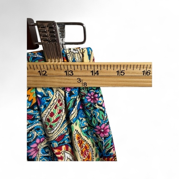 Women’s two piece matching Elegant Paisley Print Dress size large - Picture 5 of 10